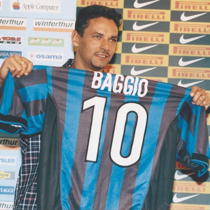 永遠(yuǎn)的憂郁王子！國(guó)際米蘭官推發(fā)文，祝賀巴喬58歲生日快樂