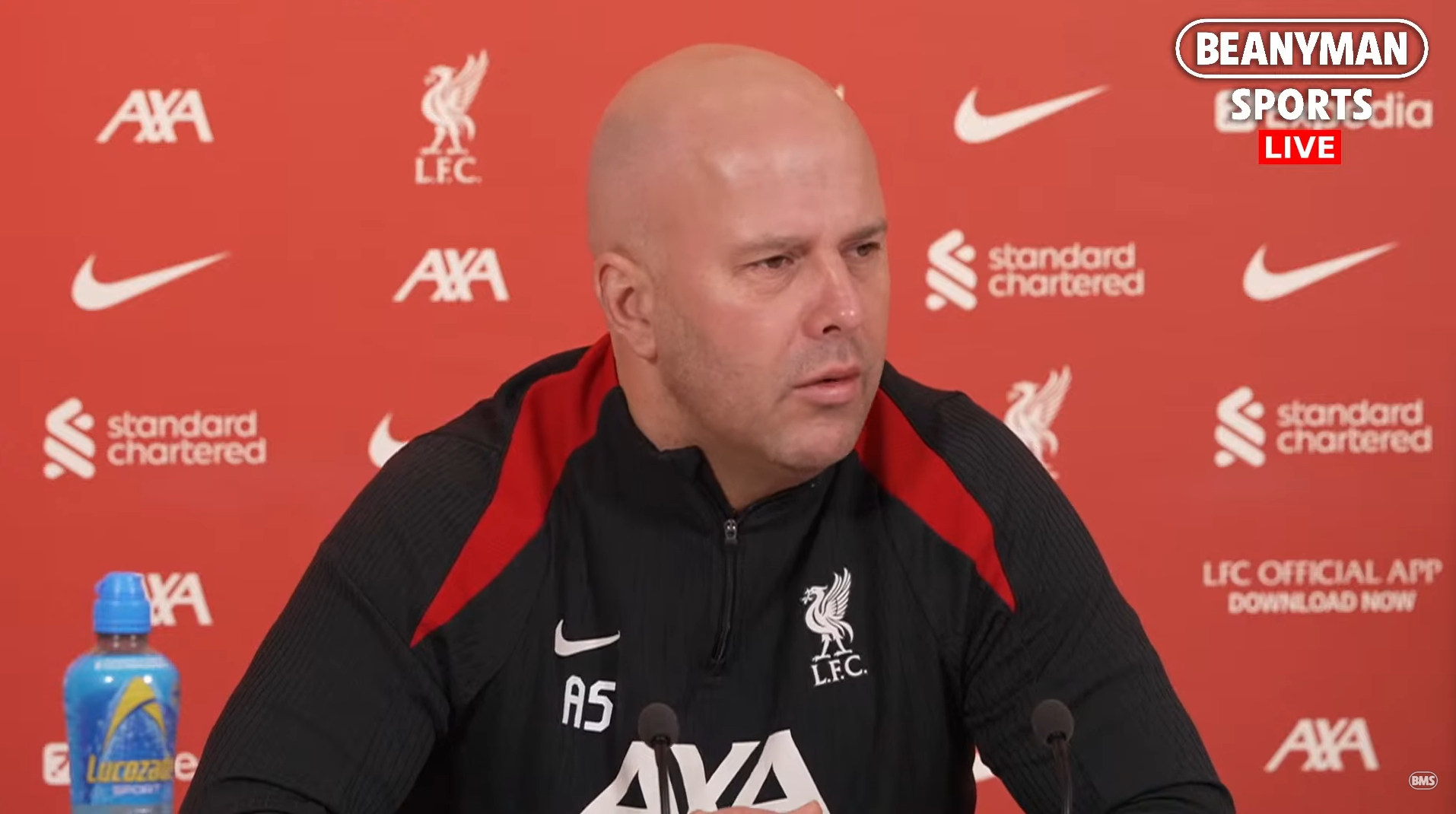 沖刺階段壓力？斯洛特：奪冠賽季球隊(duì)曾領(lǐng)先25分，球員沒太大壓力