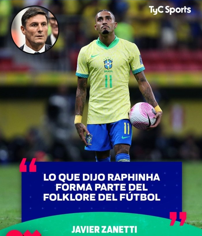 拉菲尼亞豪言要狠狠干阿根廷，薩內(nèi)蒂：這是足球文化的一部分