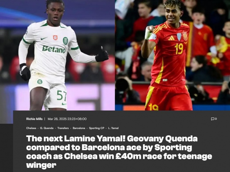 葡體教練談昆達(dá)：他和亞馬爾成長軌跡很像，他還能更強(qiáng)